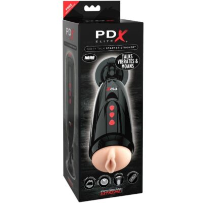 PDX ELITE DIRTY TALK STARTER STROKER 7 Pdx elite dirty talk starter stroker pdx elite caliente. Pt