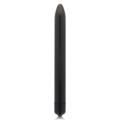 Alternative view of GLOSSY SLIM VIBRADOR NEGRO