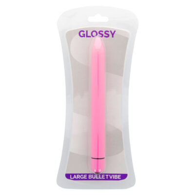 Glossy slim vibrator deep rose glossy caliente. Pt