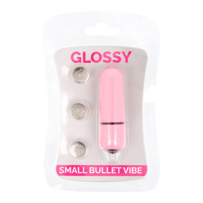 Brilhante pequeno bala vibe rosa glossy caliente. Pt