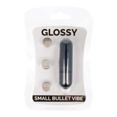 Brilhante pequeno bala vibe preto glossy caliente. Pt