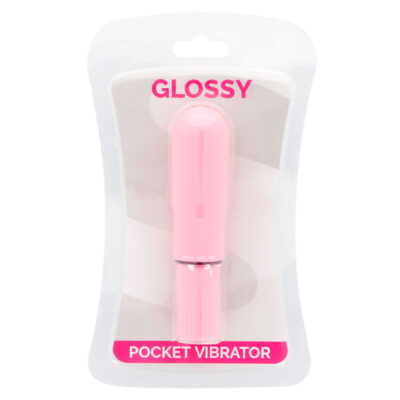 Pocket vibrator pink brilhante glossy caliente. Pt