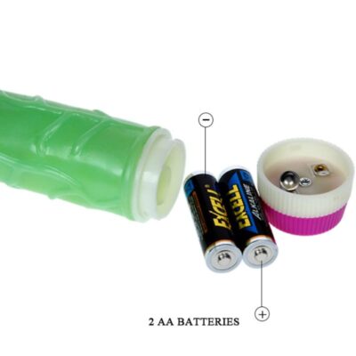 Waves of pleasure vibrator 23 cm green baile vibrators caliente. Pt