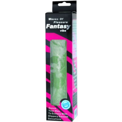 Waves of pleasure vibrator 23 cm green baile vibrators caliente. Pt