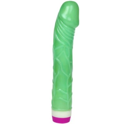 Waves of pleasure vibrator 23 cm green baile vibrators caliente. Pt