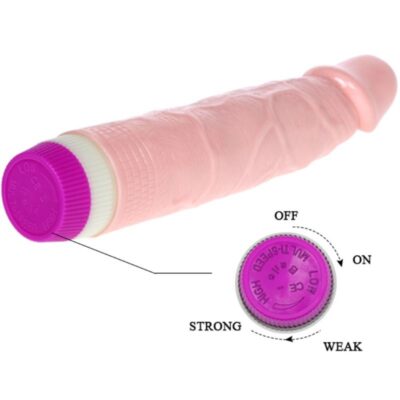 Vibrador realístico para carne de iniciantes 21,5 cm baile vibrators caliente. Pt