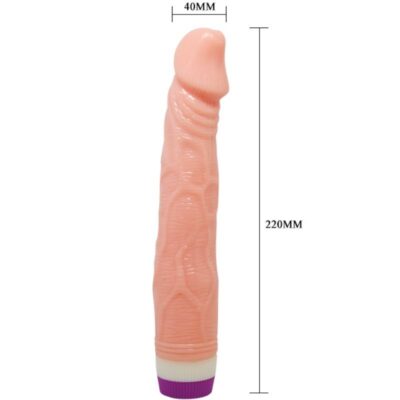VIBRADOR REALÍSTICO NATURAL 22 CM 8 Carne vibradora realística 22 cm baile vibrators caliente. Pt