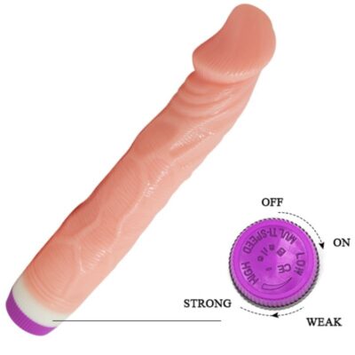VIBRADOR REALÍSTICO NATURAL 22 CM 11 Carne vibradora realística 22 cm baile vibrators caliente. Pt