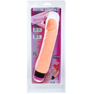 Carne vibradora realística e flexível 24 cm baile vibrators caliente. Pt