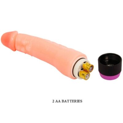 Carne vibradora realística e flexível 24 cm baile vibrators caliente. Pt