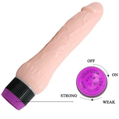 Adour club realistic vibrator wide base 22 cm baile caliente. Pt