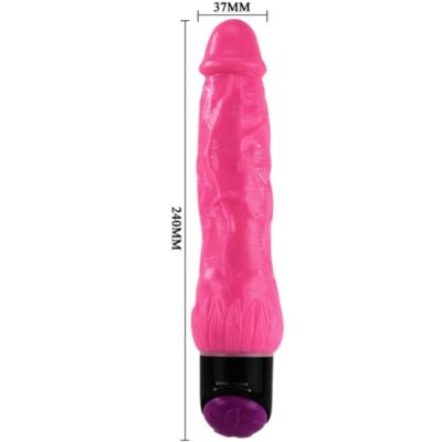 Alternative view of COLORFUL SEX VIBRADOR REALISTICO ROSA 24 CM