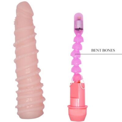 VIBRADOR ESPIRAL SENSUAL FLEXI VIBE 19,5 CM 12 Flexi vibe sensual coluna 19,5 cm baile vibrators caliente. Pt