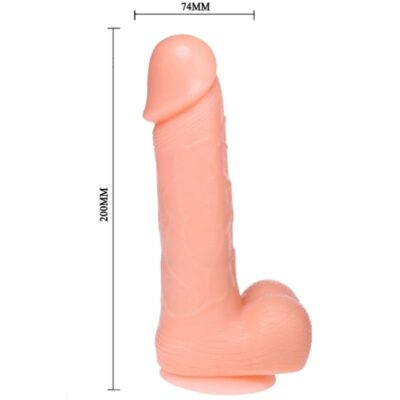 Dong realistic dildo função de rotação e vibração 20 cm baile caliente. Pt