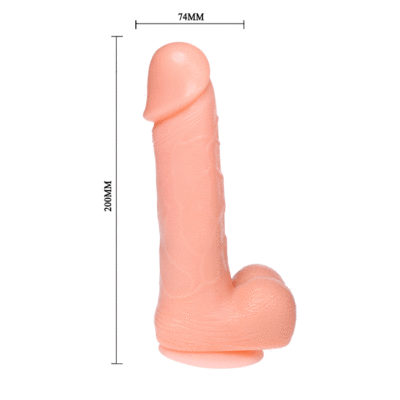 Dong realistic dildo função de rotação e vibração 20 cm baile caliente. Pt