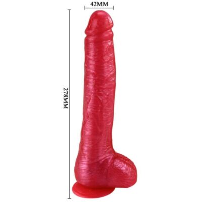 Alternative view of DONG DILDO REALISTICO ROSA CON VENTOSA