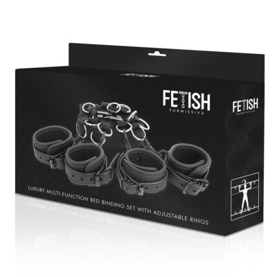 Conjunto de retenção de camas de luxo fetish submissivo fetish submissive bondage caliente. Pt