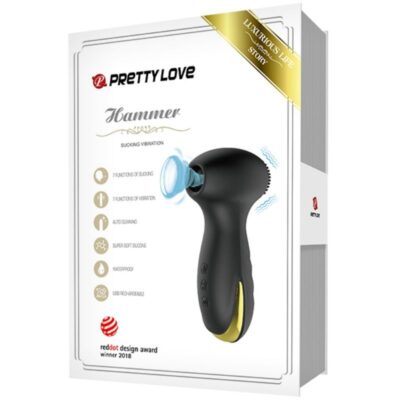 Função de sucção e vibração do martelo inteligente do amor bonito pretty love smart caliente. Pt