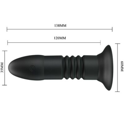 Bonito amor inferior - plug magic jinger para cima e para baixo e vibração pretty love bottom caliente. Pt