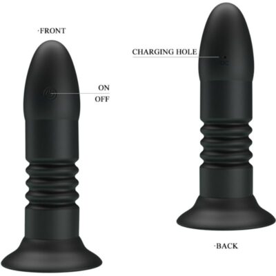 Bonito amor inferior - plug magic jinger para cima e para baixo e vibração pretty love bottom caliente. Pt