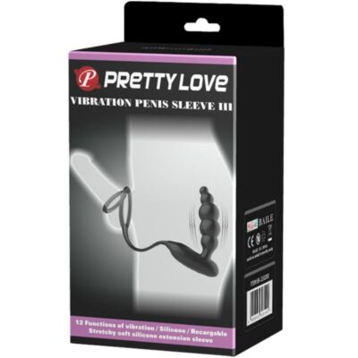 Pretty love bottom - anéis de pênis e plugue vibratório pretty love bottom caliente. Pt