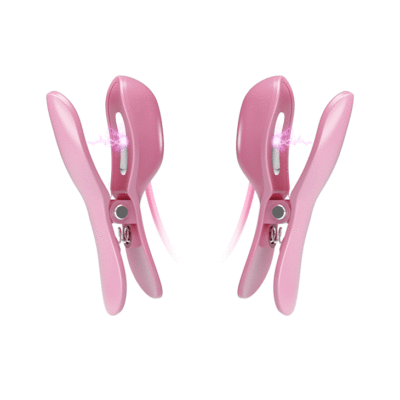 ROMANTIC WAVE PINZAS CON VIBRACION Y ELECTROSHOCK 11 Grampos de bico vibrantes de onda romântica e de choque elétrico baile stimulating caliente. Pt