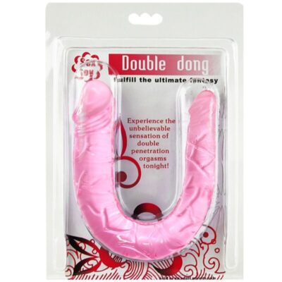 BAILE DOUBLE DONG DILDO DOBLE ROSA 9 Baile double dong pink baile dildos caliente. Pt