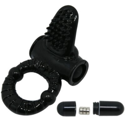 Anel doce anel vibrante com coelho texturado baile for him caliente. Pt