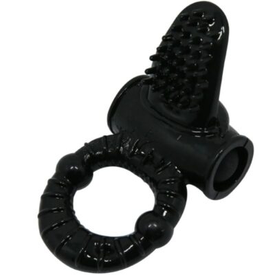 Anel doce anel vibrante com coelho texturado baile for him caliente. Pt