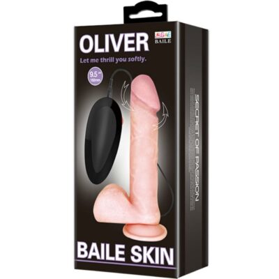 VIBRADOR REALISTICO OLIVER CON FUNCION ROTACION 10 Função de rotação do vibrador realistic oliver baile caliente. Pt