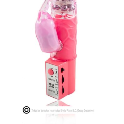 Rabbit vibrator rabbit pink baile rotations caliente. Pt
