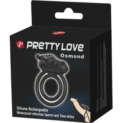 Anel vibrante de silicone osmond pretty love pretty love caliente. Pt