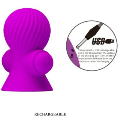 Bonito amor estimuladores de bicos 12 modos de vibração roxo pretty love smart caliente. Pt