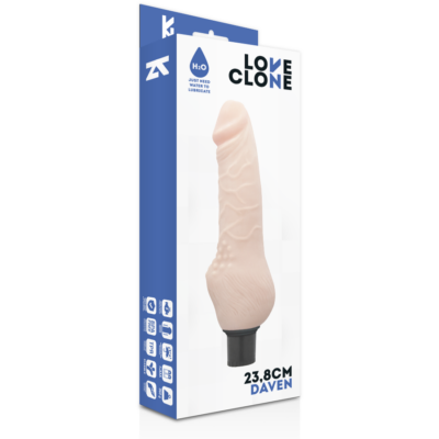 Loveclone daven auto-lubrificação dong carne 23,8 cm loveclone caliente. Pt