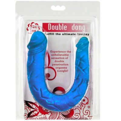 Alternative view of BAILE DOUBLE DONG DILDO DOBLE AZUL