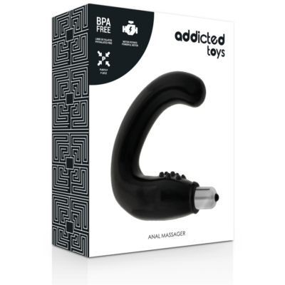 Addicted toys - massageiro anal preto addicted toys caliente. Pt