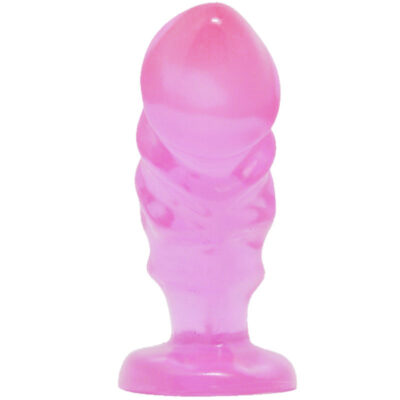 Baile plug anal unisex con ventosa rosa - image 2
