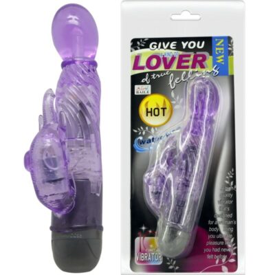 Alternative view of GIVE YOU A KIND OF LOVER VIBRADOR CON RABBIT LILA 10 MODOS