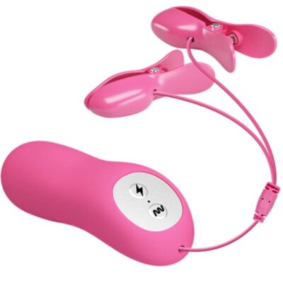 Onda romântica vibrante e choque elétrico bicos fúchsia baile stimulating caliente. Pt