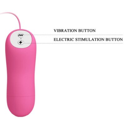 Onda romântica vibrante e choque elétrico bicos fúchsia baile stimulating caliente. Pt