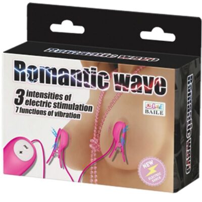Onda romântica vibrante e choque elétrico bicos fúchsia baile stimulating caliente. Pt
