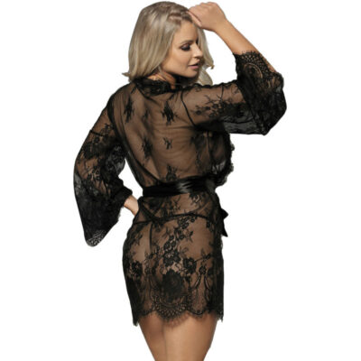 Subblime lace peignoir mangas alargadas s / m subblime babydolls caliente. Pt