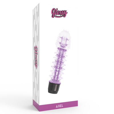 Brilho axel vibrador roxo glossy caliente. Pt