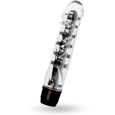 Brilhante lenny vibrador preto glossy caliente. Pt