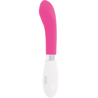 Brilhante john vibrator pink glossy caliente. Pt