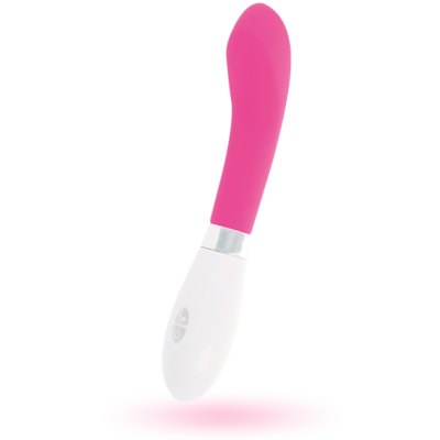 Brilhante john vibrator pink glossy caliente. Pt