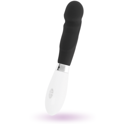 Brilhante paul vibrador preto glossy caliente. Pt