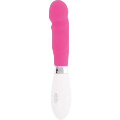 Brilhante paul vibrador rosa glossy caliente. Pt