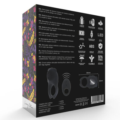 Mia ™ - colosseo cock ring controle remoto preto mia caliente. Pt