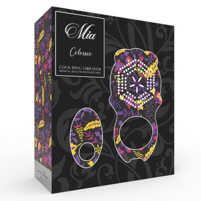 Mia ™ - colosseo cock ring controle remoto preto mia caliente. Pt
